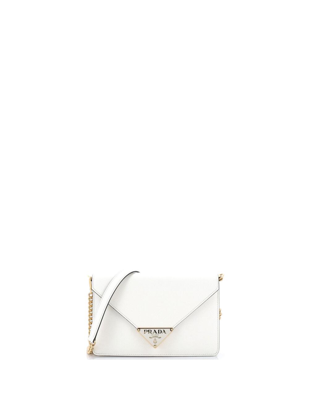 Prada Triangle Logo Plaque Envelope #364852P12B